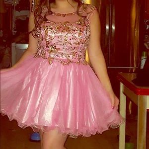 💕 PINK SPARKLY FORMAL DRESS 💕